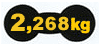 2268kg